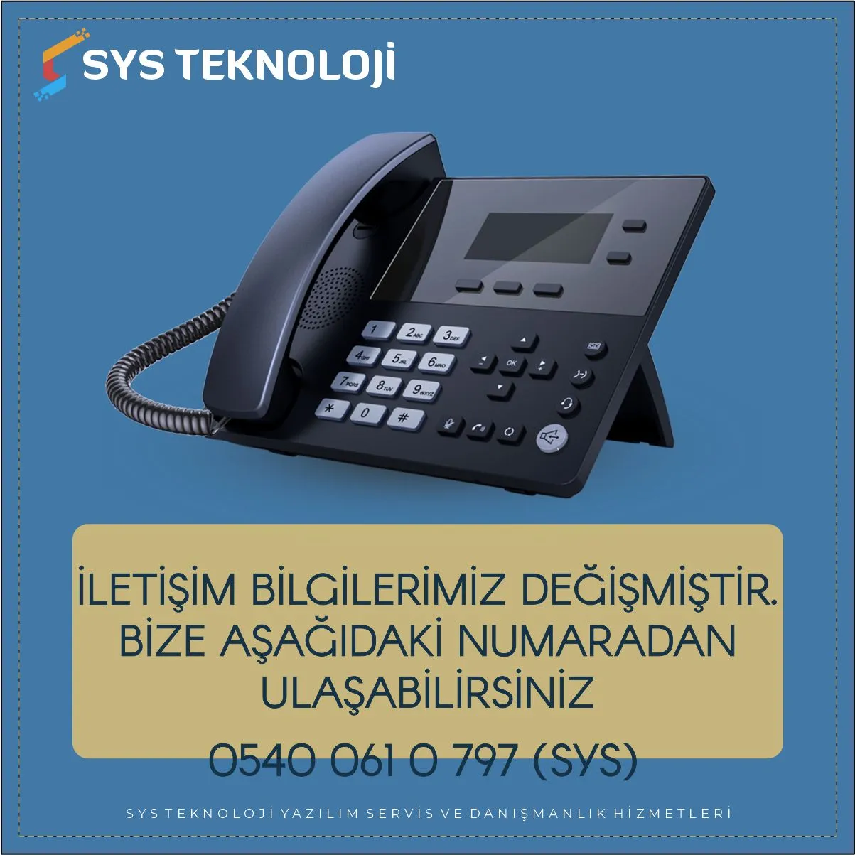 İletişim Bilgilerimiz Güncellendi!