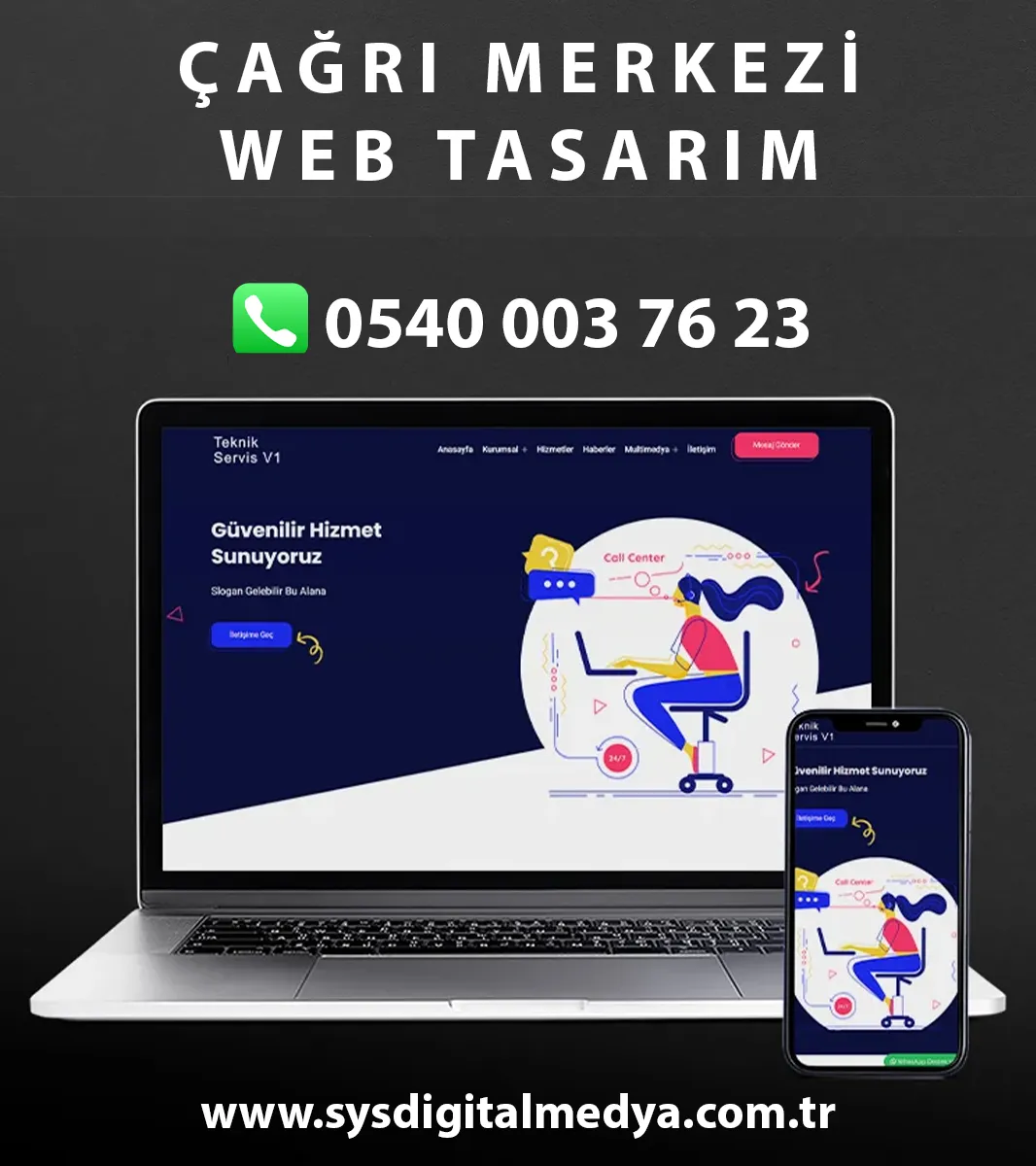 Çağrı Merkezi Web tasarım - Kurumsalv11