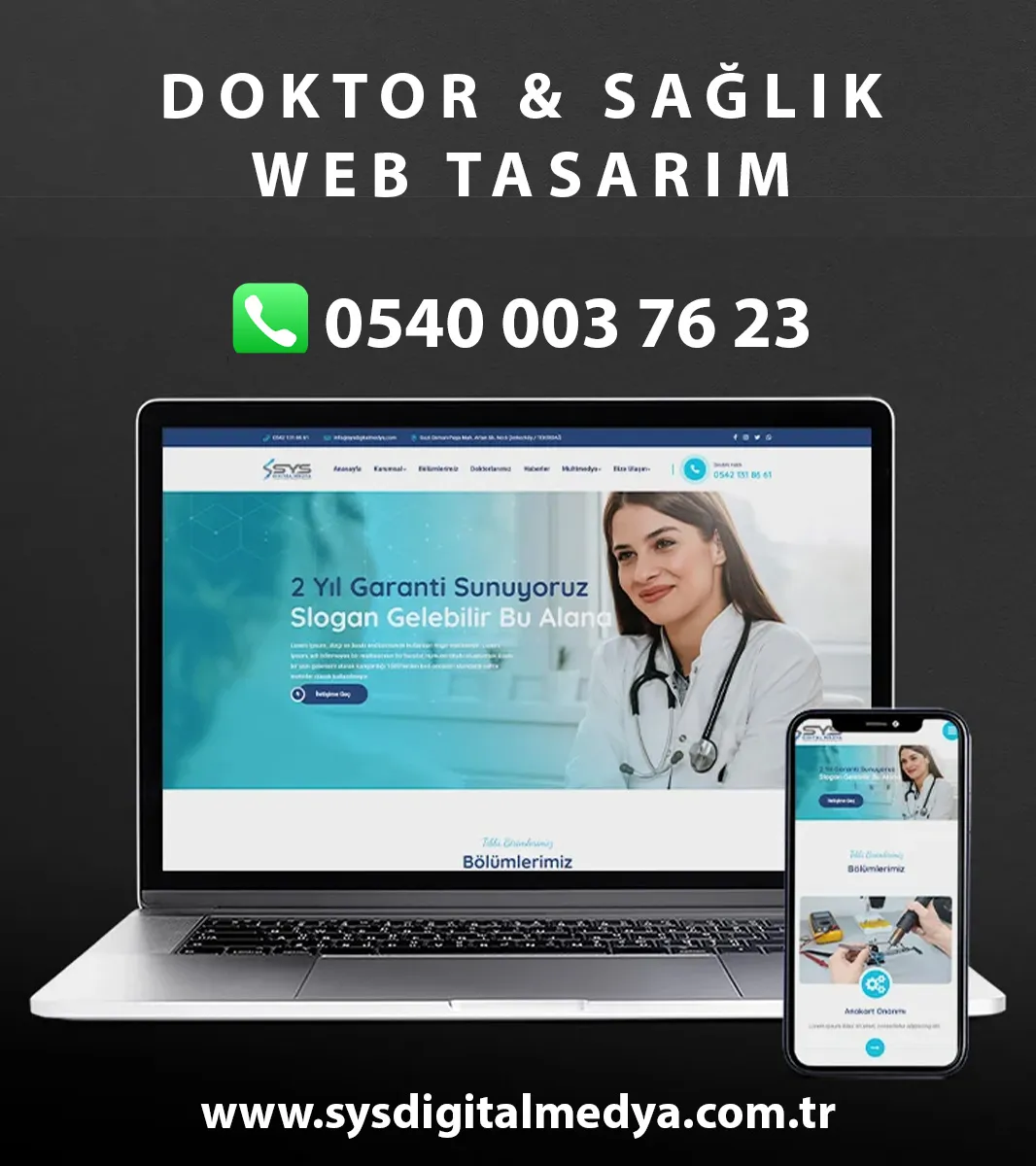 Doktor Sağlık Web Tasarım - Tema20