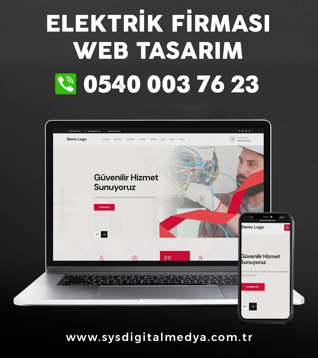 Elektrik Firması Web Tasarım - Tema29