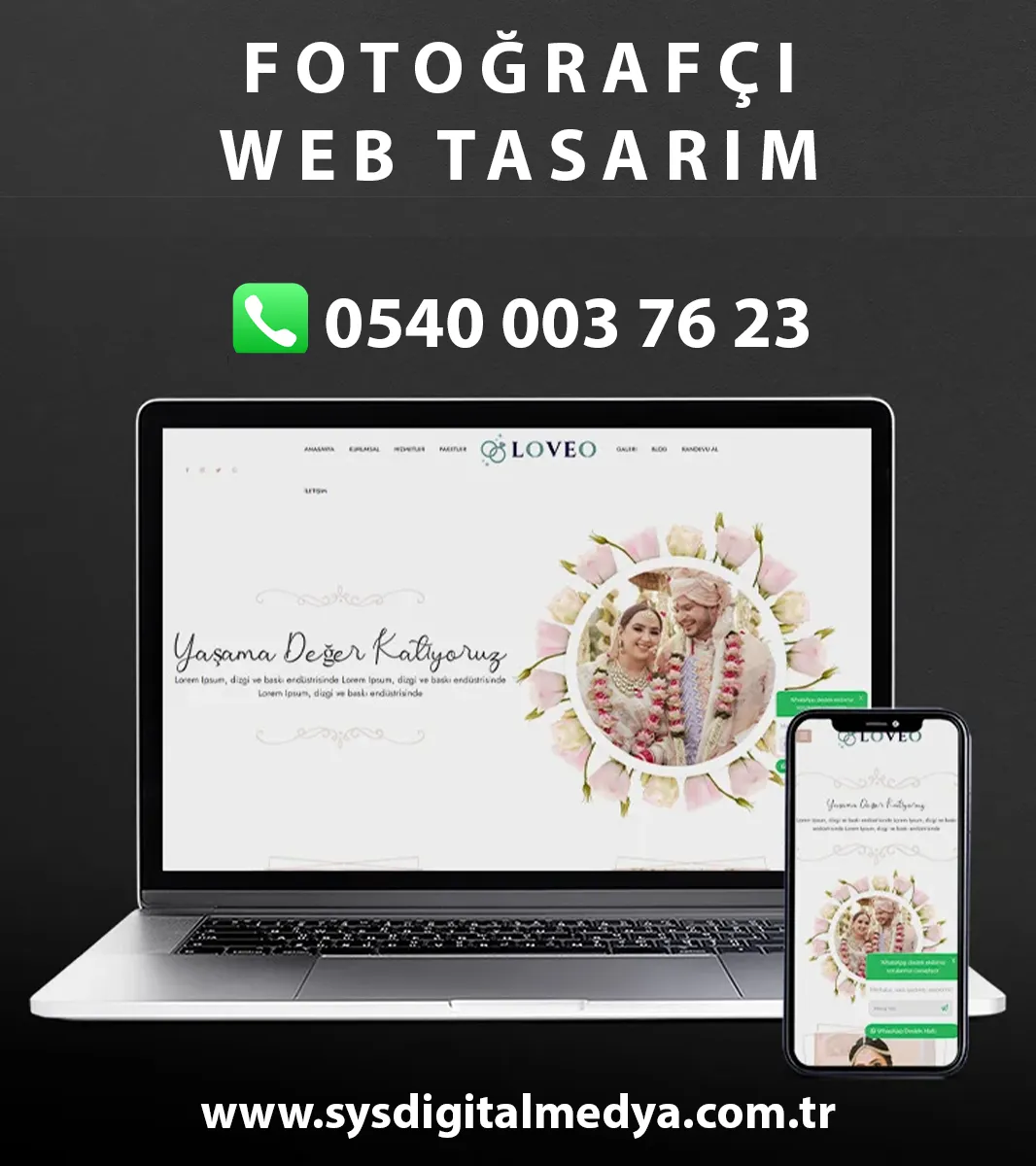 Fotoğrafçı Web Tasarım - Guzellikv1