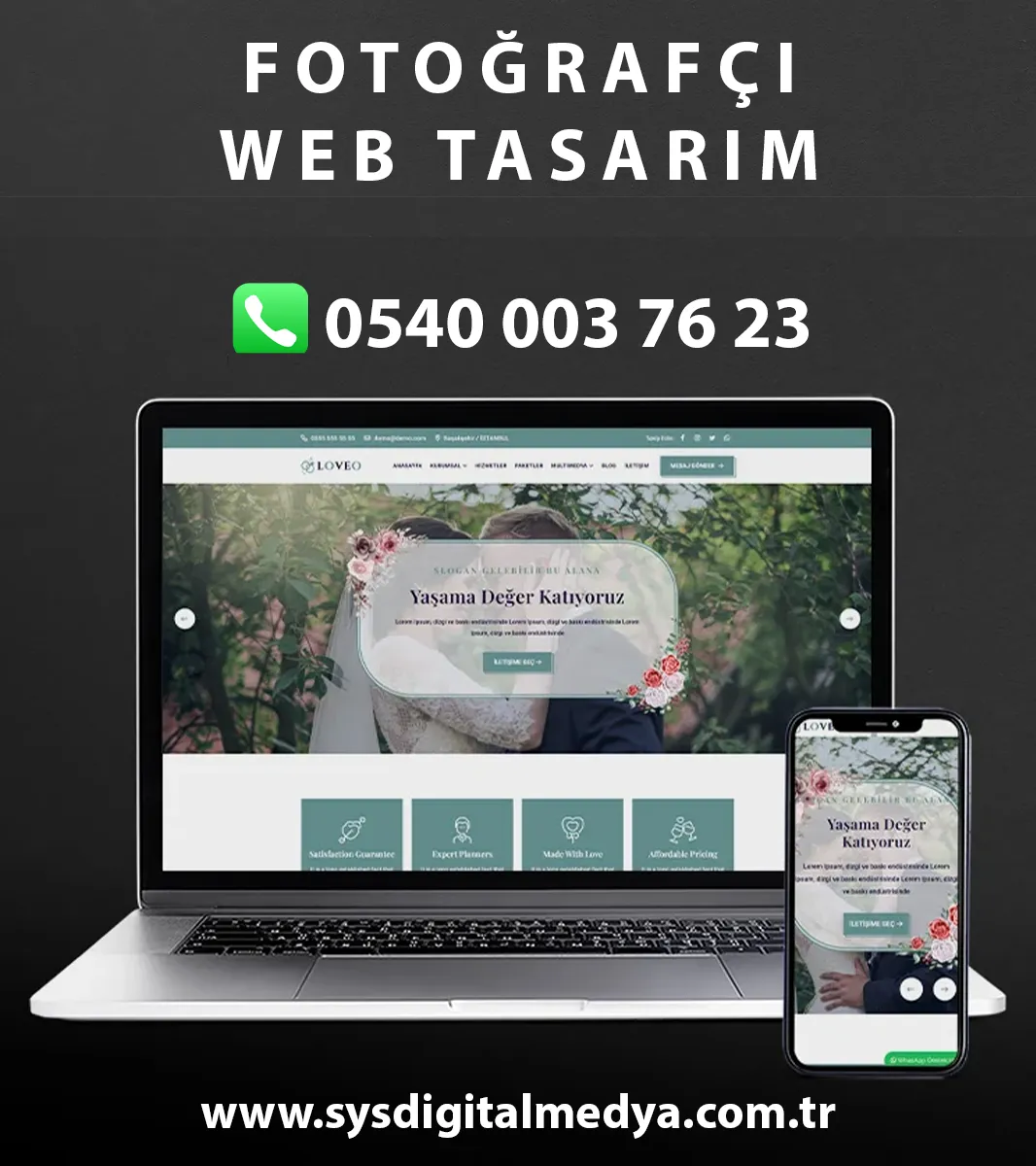 Fotoğrafçı Web Tasarım - Guzellikv2