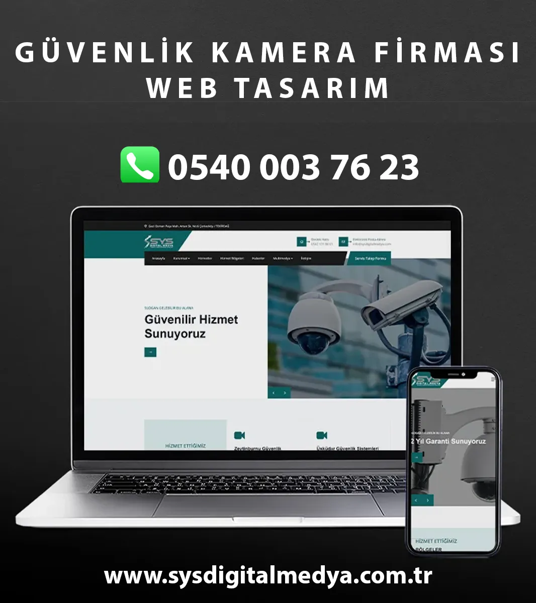 Güvenlik Kamera Sistemleri Web Tasarım - Tema6