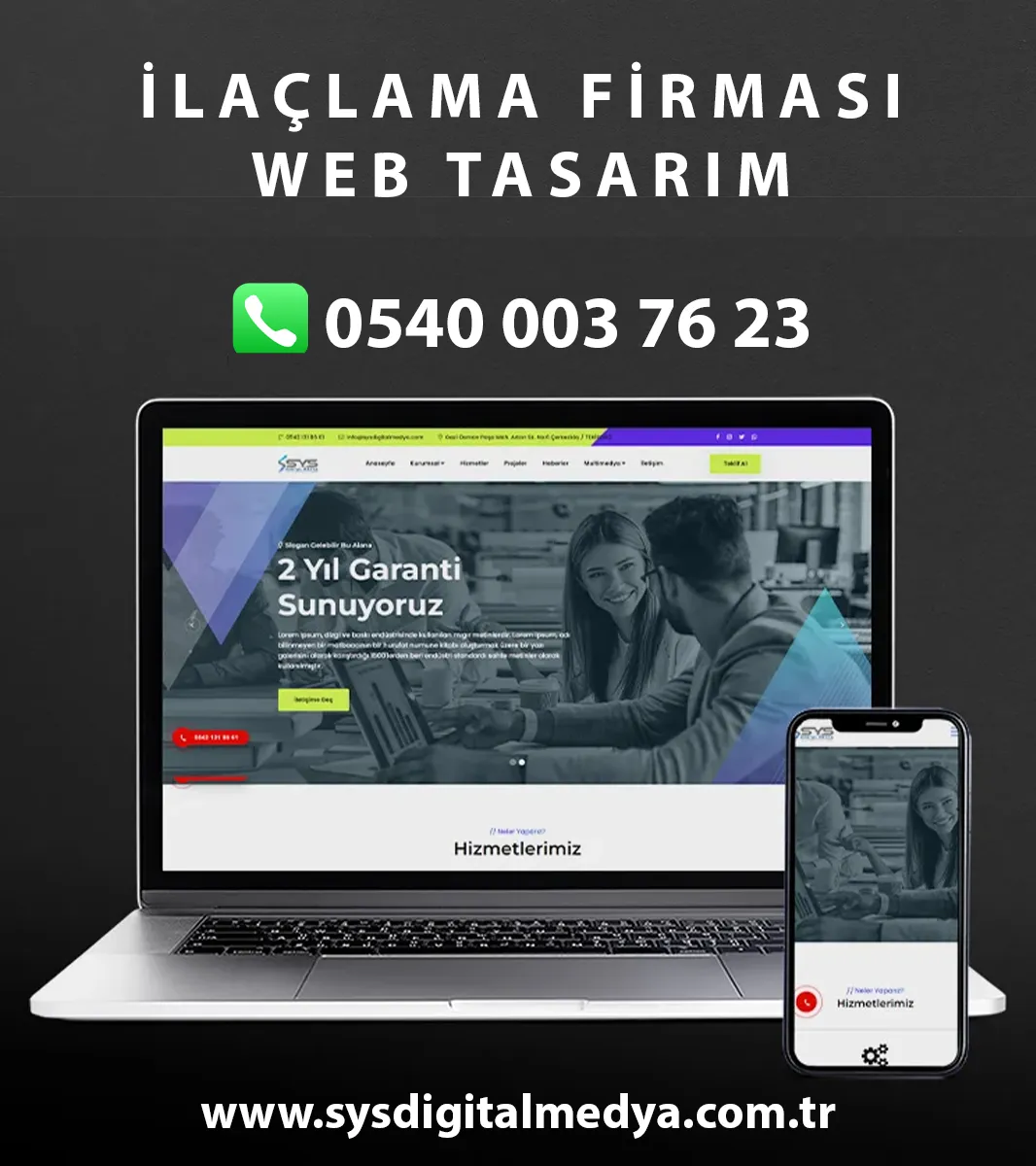 İlaçlama Firması Web Tasarım - Tema14