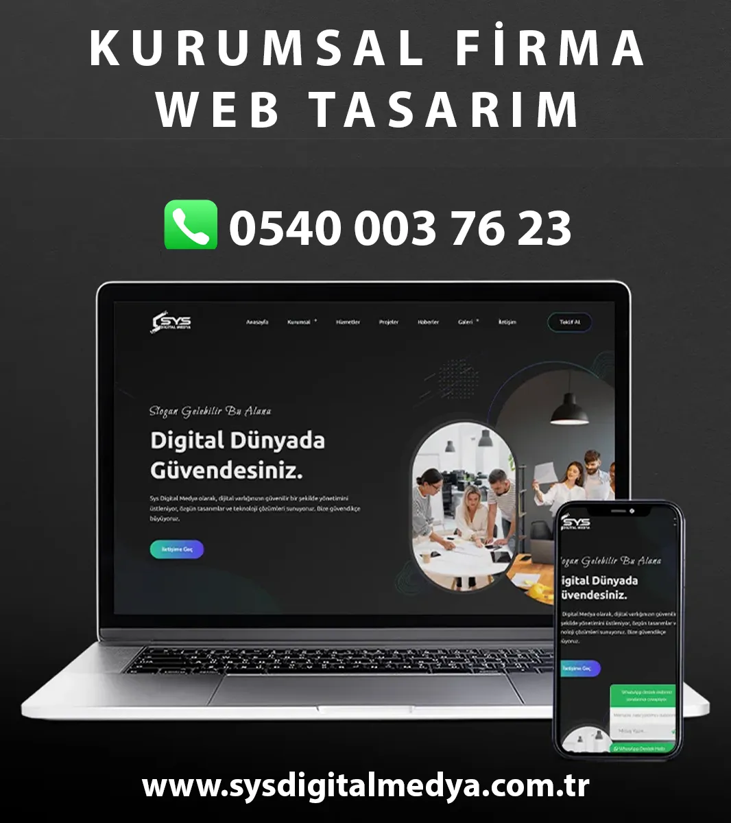 Kurumsal Firma Web Tasarım - Kurumsalv8