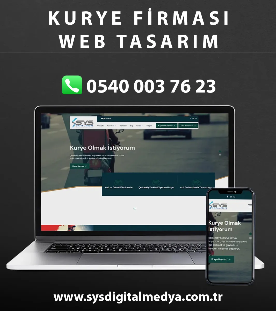 Kurye Firması Web Tasarım Kuryev1