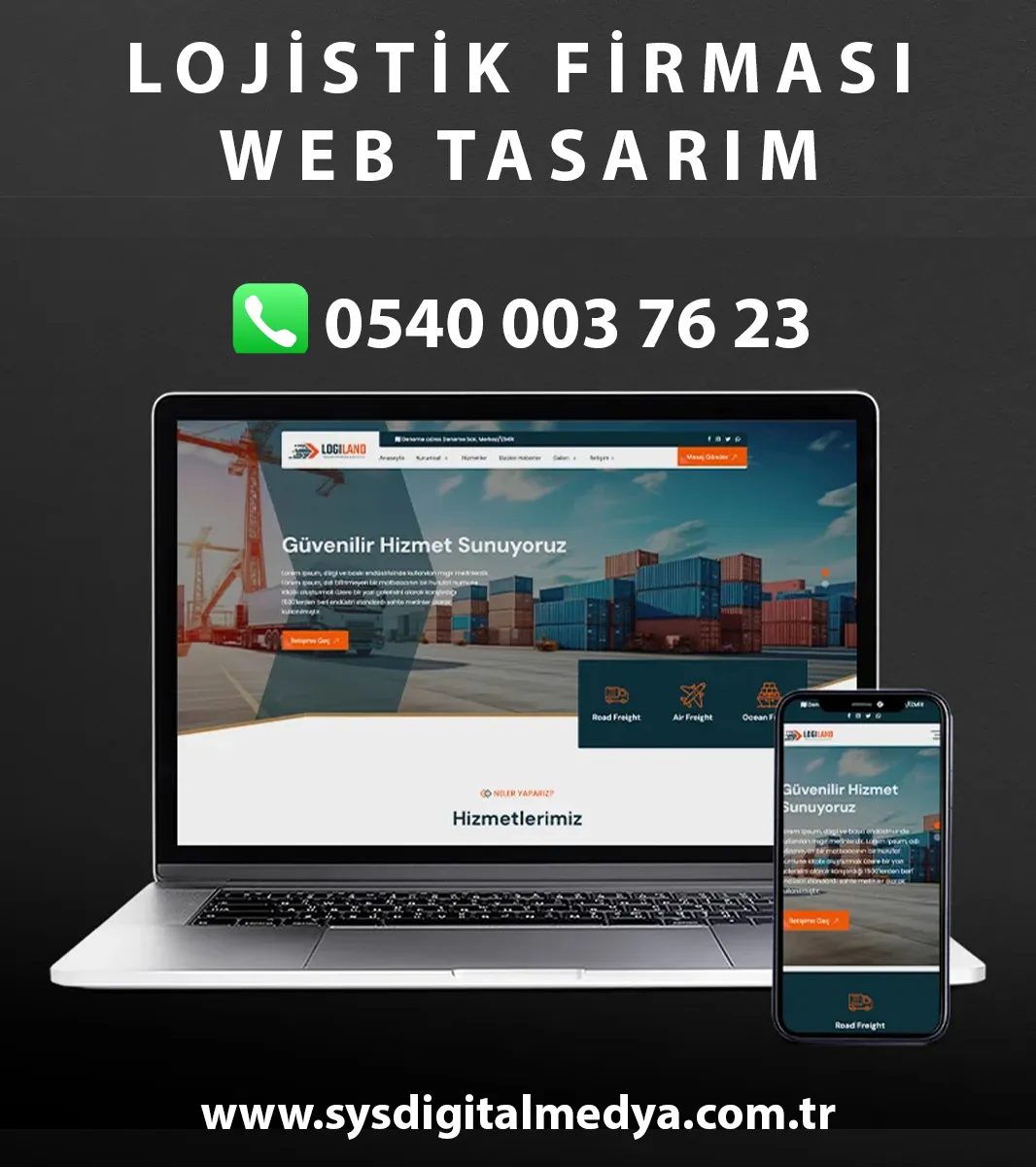 Lojistik Firması Web Tasarım - Lojistikv1