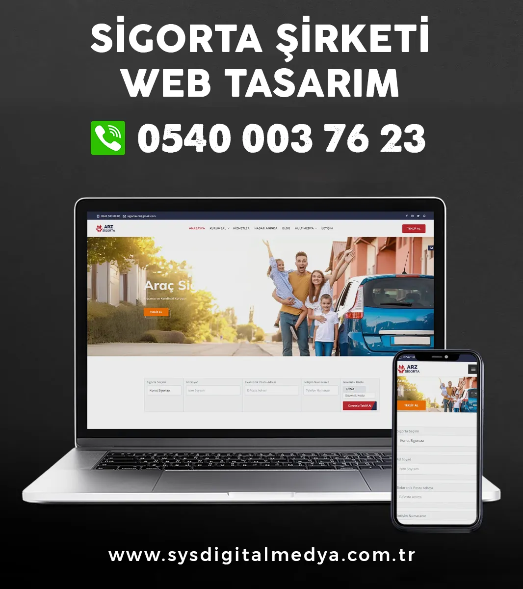 Sigorta Şirketi Web Tasarım - Tema33