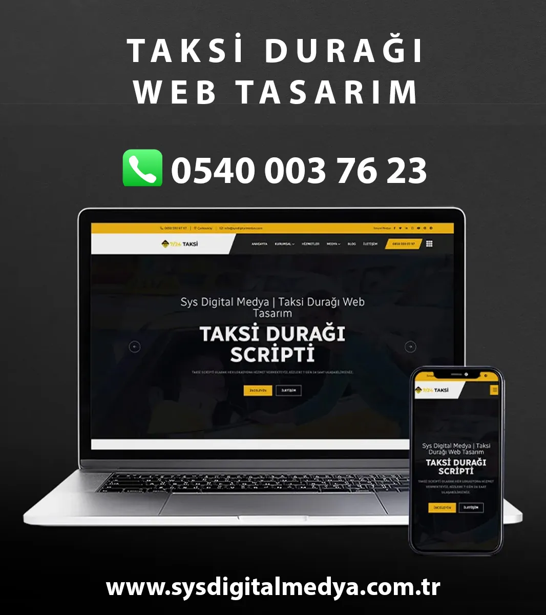 Taksi Durağı Web Tasarım - Taksiv1