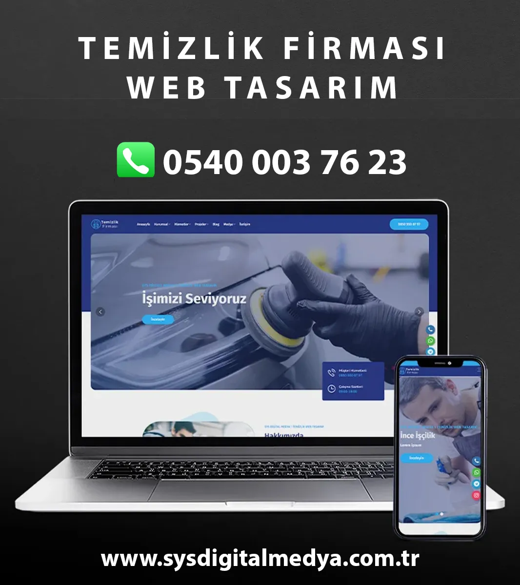 Temizlik Firması Web Tasarım - Temizlikv2