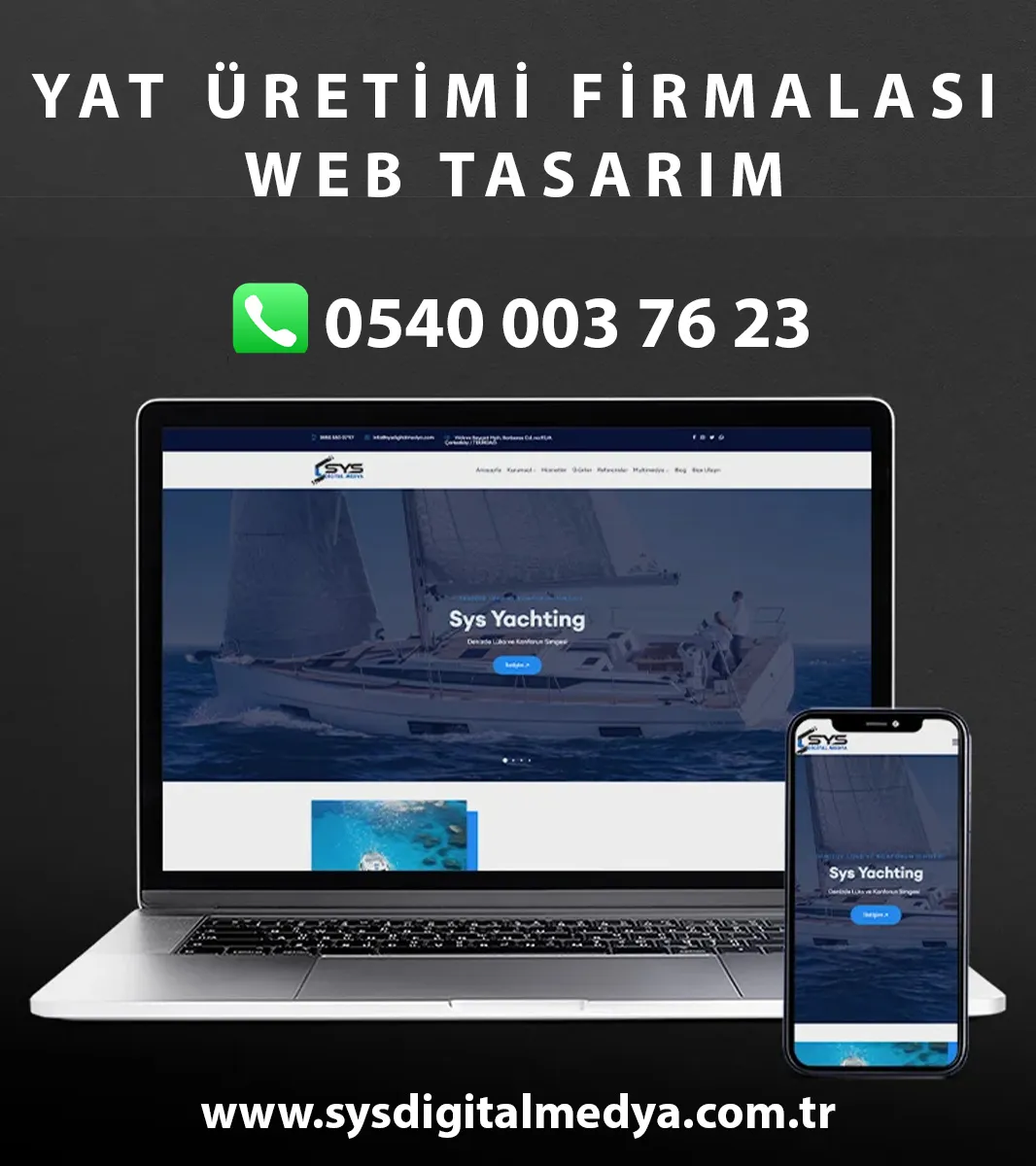 Yat Üretimi Firması Web Tasarım